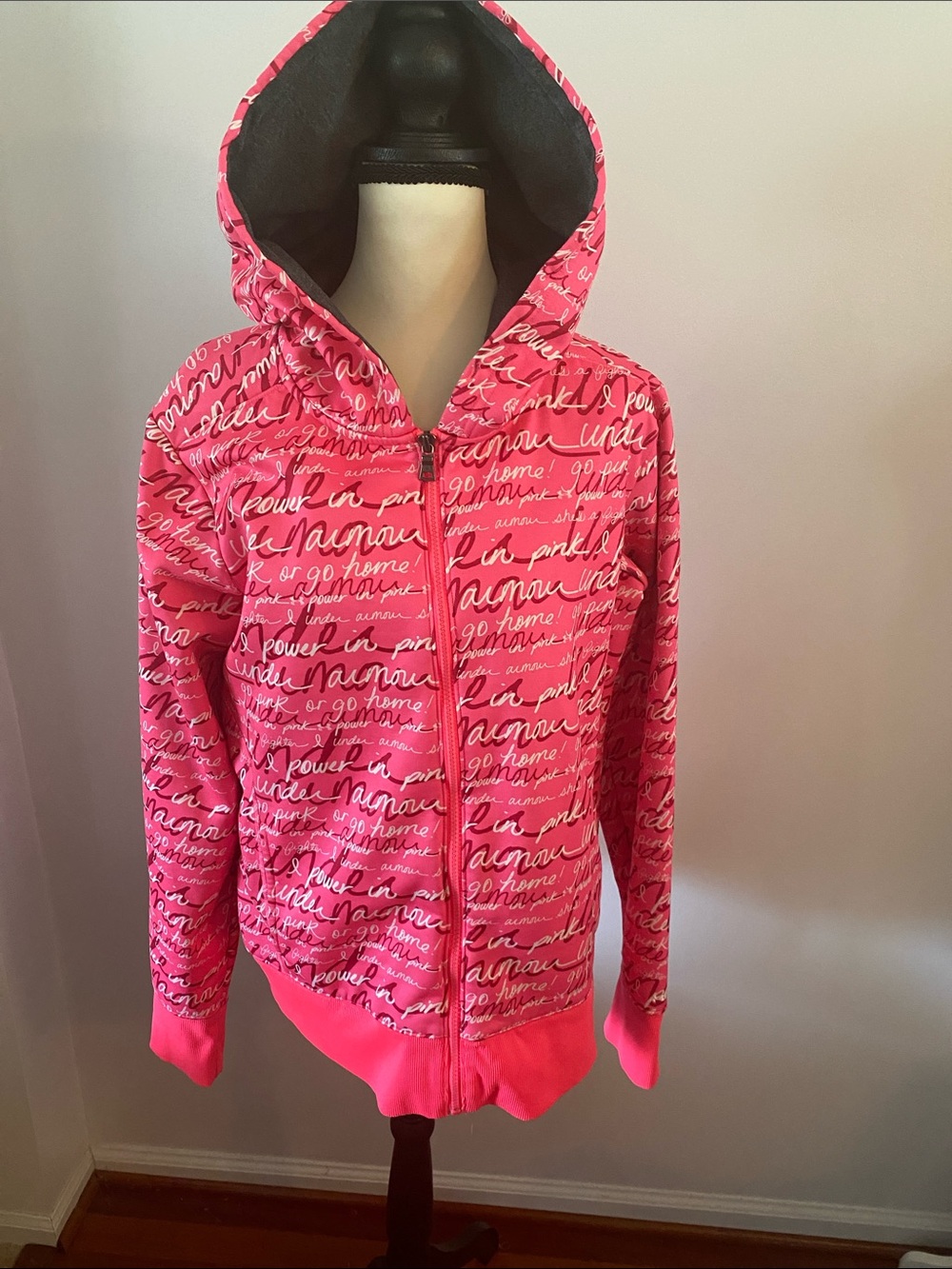Under Armour UA storm large Breast cancer hoodie